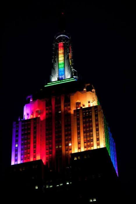 The most famous building in the world went Gay.