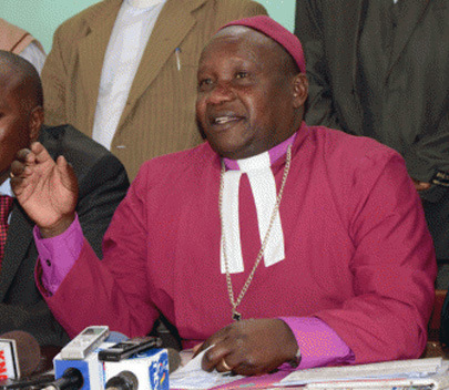 Joseph Kagunda, the Bishop of Mt. Kenya West, who has led an anti-Gay purge among his clergy.